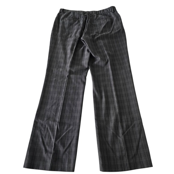 Lee Pants Womens Medium Trouser Flex Motion Regular Fit Mid Rise Stretch Plaid - Picture 3 of 10